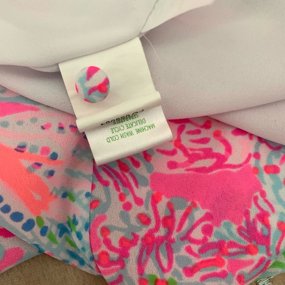 Lilly Pulitzer Ruffle Sleeveless Shift Dress - Picture 7 of 12